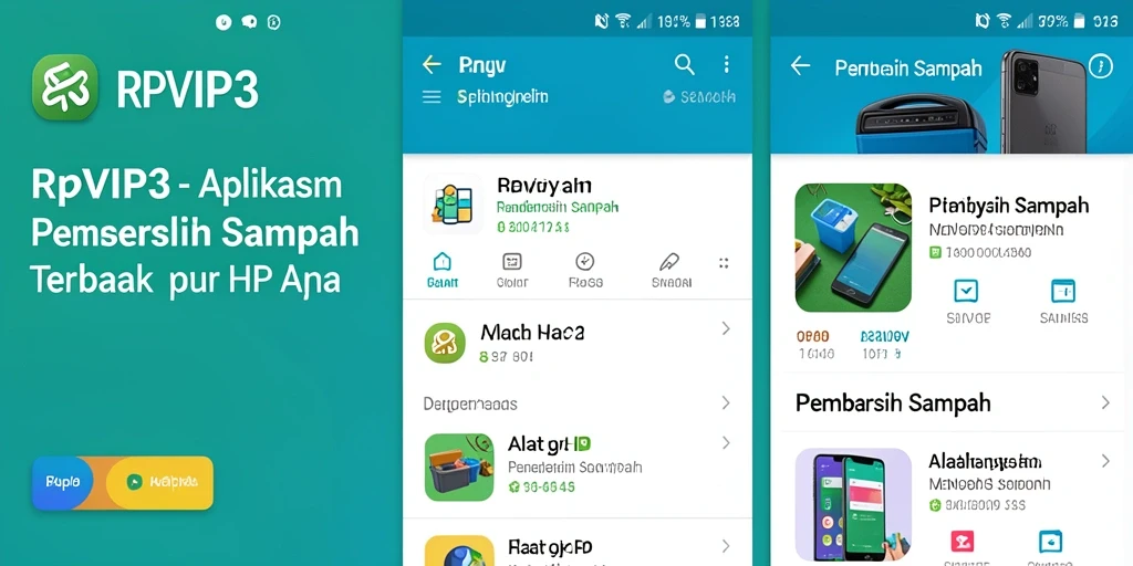 Antarmuka RPVIP3 menampilkan opsi pembersihan yang mudah diakses.