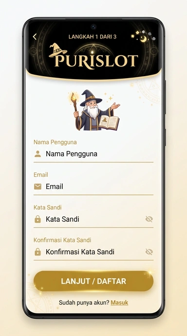 Buat Akun Baru purislot Secara Mudah